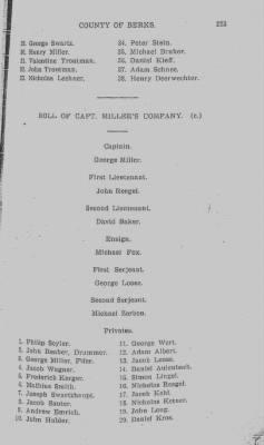 Volume V > Muster Rolls and Papers Relating to the Associators and Militia of the County of Berks.