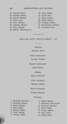 Volume V > Muster Rolls and Papers Relating to the Associators and Militia of the County of Berks.