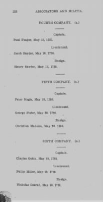 Volume V > Muster Rolls and Papers Relating to the Associators and Militia of the County of Berks.