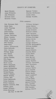 Volume V > Muster Rolls Relating to the Associators and Militia of the County of Chester.