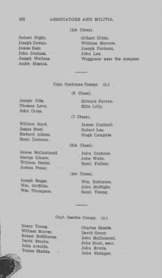 Volume V > Muster Rolls Relating to the Associators and Militia of the County of Chester.