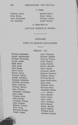 Volume V > Muster Rolls Relating to the Associators and Militia of the County of Chester.