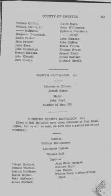 Volume V > Muster Rolls Relating to the Associators and Militia of the County of Chester.