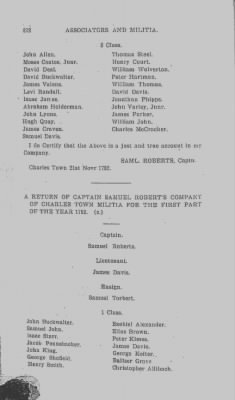 Volume V > Muster Rolls Relating to the Associators and Militia of the County of Chester.