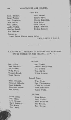 Volume V > Muster Rolls Relating to the Associators and Militia of the County of Chester.