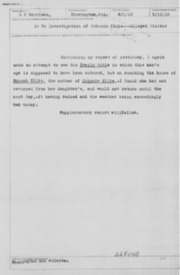 Old German Files, 1909-21 > Johnnie Ellis (#228043)