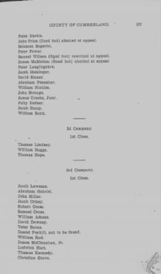 Thumbnail for Volume VI > Muster Rolls Relating to the Associators and Militia of the County of Cumberland