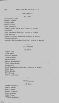 Volume VI > Muster Rolls Relating to the Associators and Militia of the County of Cumberland