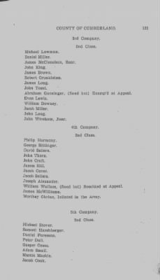 Volume VI > Muster Rolls Relating to the Associators and Militia of the County of Cumberland