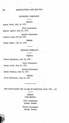 Thumbnail for Volume VI > Muster Rolls Relating to the Associators and Militia of the County of Cumberland