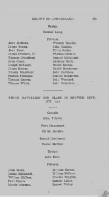 Thumbnail for Volume VI > Muster Rolls Relating to the Associators and Militia of the County of Cumberland