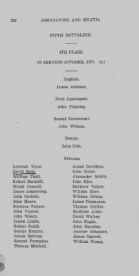 Volume VI > Muster Rolls Relating to the Associators and Militia of the County of Cumberland