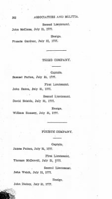 Volume VI > Muster Rolls Relating to the Associators and Militia of the County of Cumberland