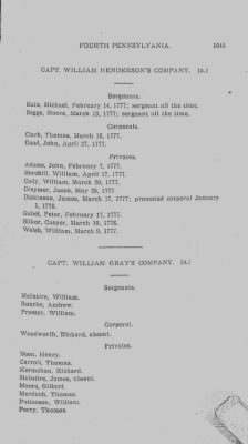 Thumbnail for Volume II > Arrangement of the Officers of the Fourth Regiment of Penna.