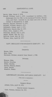 Thumbnail for Volume II > Arrangement of the Officers of the Fourth Regiment of Penna.