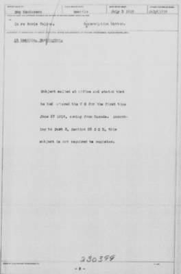 Old German Files, 1909-21 > Boris Yelins (#230399)
