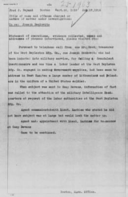 Old German Files, 1909-21 > Joseph V. Renkowitz (#251963)