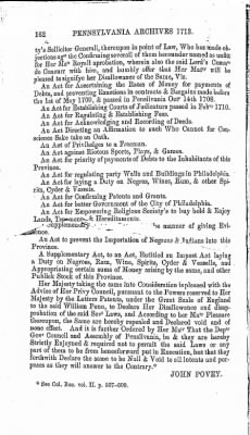 Thumbnail for Volume I > Pennsylvania Archives 1713