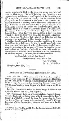 Volume I > Pennsylvania Archives 1732