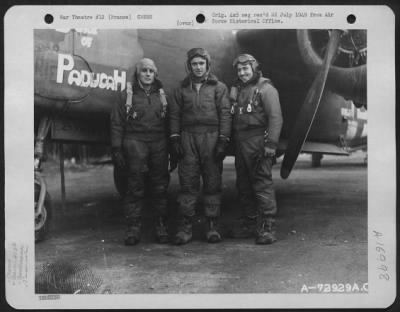 Thumbnail for General > Lt. Page And Crew Of The 410Th Bomb Group Pose Beside The Douglas A-20 'Duke Of Paducah' At A 9Th Air Force Base In France.  2 November 1944.