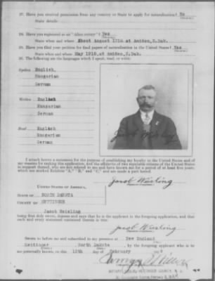 Old German Files, 1909-21 > Jacob Weisling (#354891)