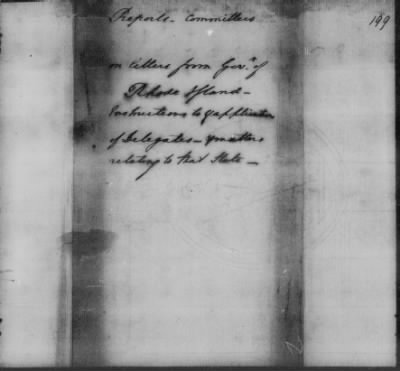 Thumbnail for State Papers 1777-88 > New Hampshire - Rhode Island (Vol 1)