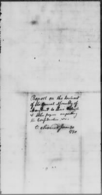 Thumbnail for State Papers 1777-88 > Pennsylvania - Georgia (Vol 2)