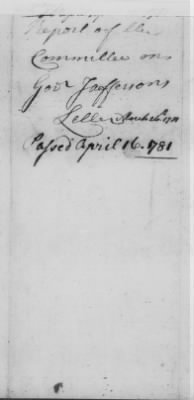 State Papers 1777-88 > Pennsylvania - Georgia (Vol 2)