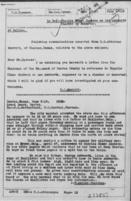 Old German Files, 1909-21 > Charlie Elmer Jackson (#232851)