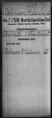 William O > Robinson, William O