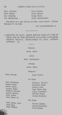 Volume VII > Seventh Battalion Lancaster County Militia.