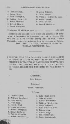 Volume VII > Battalions Not Stated. Lancaster County Militia.