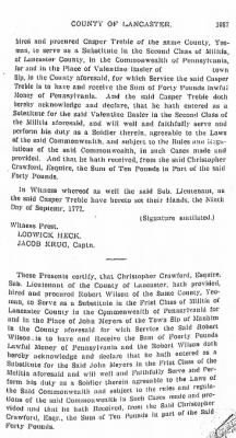 Volume VII > Battalions Not Stated. Lancaster County Militia.