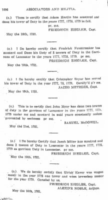 Volume VII > Battalions Not Stated. Lancaster County Militia.