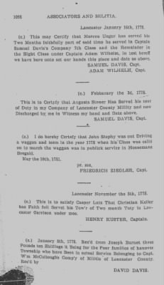 Volume VII > Battalions Not Stated. Lancaster County Militia.