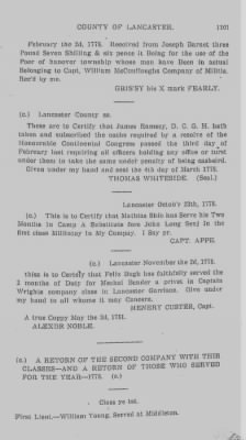 Volume VII > Battalions Not Stated. Lancaster County Militia.