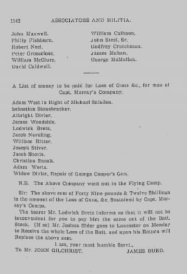 Volume VII > Battalions Not Stated. Lancaster County Militia.