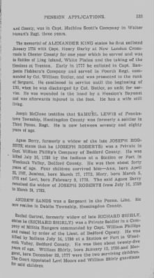 Volume IV > Abstracts of Pension Applications on File in the Division of Public Records, Pennsylvania State Library