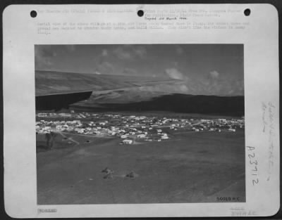 Thumbnail for Consolidated > Aerial View Of The Stone Village At A 15Th Af Heavy Bomber Base In Italy.  The Combat Crews And Ground Men Decided To Abandon Their Tents And Build Villas.  They Didn'T Like The Winters In Sunny Italy.