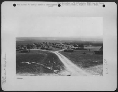 Consolidated > Camp Area Of  "A" Squadron, 465Th Bomb Group, At Pantanella Airfield In Italy, 28 April 1944.