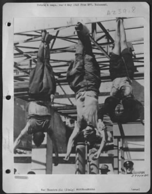 Thumbnail for Consolidated > Left To Right: Achillf Starace, One-Time Secretary Of The Fascist Party, Mussolini, And Claretta Petacci, Mussolini'S Mistress, Hanging From A Filling Station Front In The Center Of Milan After They Were Shot By Italian Patriots.  Italy.