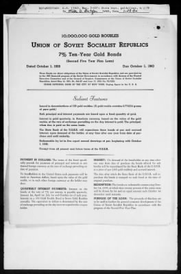 Thumbnail for Financial Conditions, Foreign Credits > 861.51 German Credits/30-861.51 U.S. Credits/30