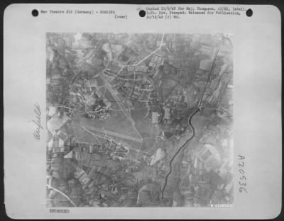 Thumbnail for Consolidated > Bombing of German Air Force Fighter-Bomber bases, 9/23/43.