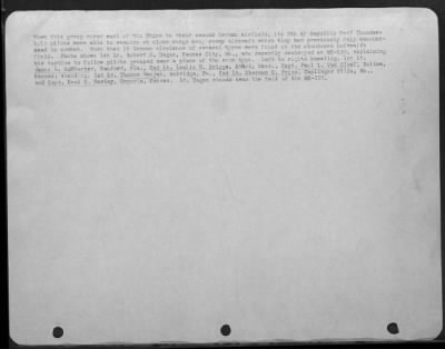 Consolidated > When This Group Moved East Of The Rhine To Their Seocnd German Airfield, Its 9Th Af Republic P-47 Thunderbolt Pilots Were Able To Examine At Close Range Many Enemy Aircraft Which They Had Previously Only Encountered In Combat.  More Than 15 German Airplan