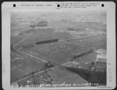 Thumbnail for Consolidated > Glider Reclamation - Scattered Over An Area Of 100 Square Miles And, At Times, In Almost Inaccessible Places, Cg-4A Gliders, Like Those Shown Here, Were Re-Grouped And Made Flyable By The 82Nd Service Group In Just Two Weeks After The Rees-Wesel Airborne