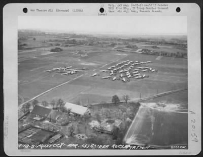 Consolidated > Glider Reclamation -- Skilled Glider Repair Engineers Of The 82Nd Service Group, 9Th Troop Carrier Command Have Placed 60% Of The 1300 Gliders Such As The G-4A Shown Here, In Flyable Condition After The Rees Wesel Airborne Invasion.  1 April 1945.