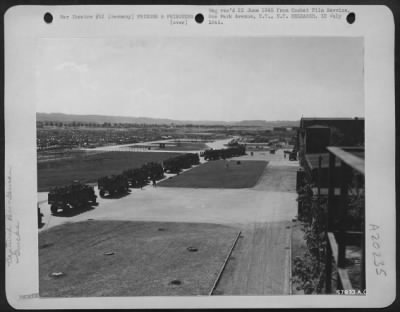 Thumbnail for Consolidated > German Prisoners Quartered On The Landing Field At Bad Abling Airdrome, Germany.  May 1945.