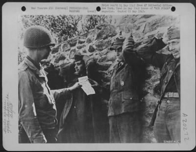 Thumbnail for Consolidated > Germany  A Young German Paratrooper Took The Advice Of An Allied Leaflet And Surrendered To American Troops.  Leaflets Were Prepared By The Psychological Warfare Div. Of Allied Forces And Fired By Light Artillery Into The German Held Area.