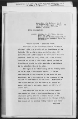 Thumbnail for Government: Recognition, Constitution, Citizenship, Political Rights, Territories, Civil Service, Foreign Agents, Flag, Passports And Visas > 861.01/1991-861.01B/20