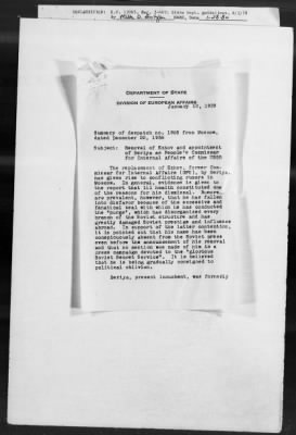 Thumbnail for Government: Recognition, Constitution, Citizenship, Political Rights, Territories, Civil Service, Foreign Agents, Flag, Passports And Visas > 861.01/1991-861.01B/20